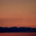 23.06.20-36 Stunden alte Mondsichel am Abend, aufgenommen bei Schwarzenberg (ch)